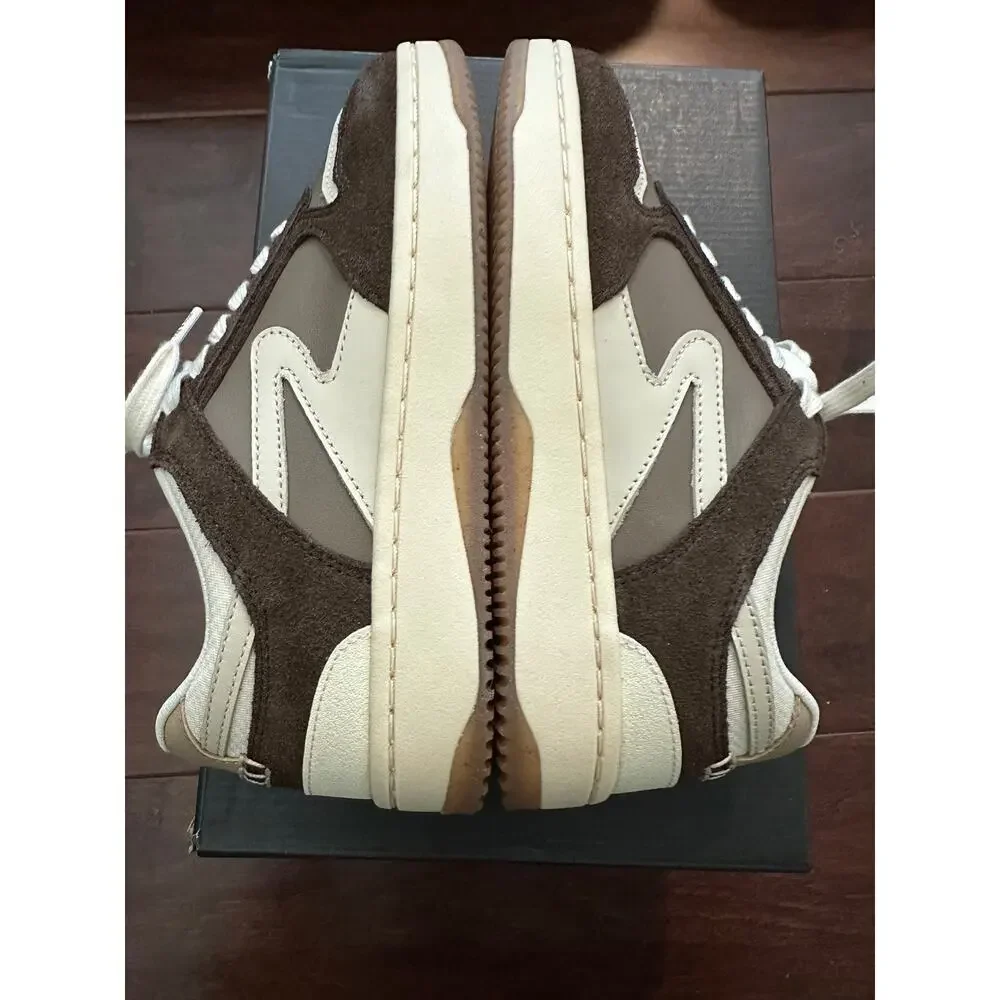 New Rag & Bone Retro Brown Tennis Leather Sneaker Size 6.5
